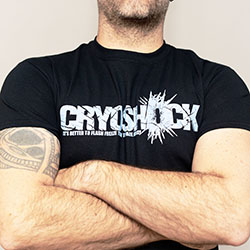 Cryoshock Logo T-shirt, Black